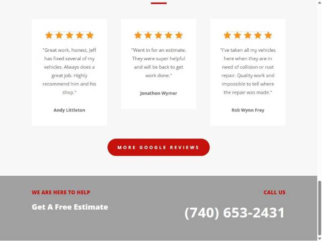 Old site footer